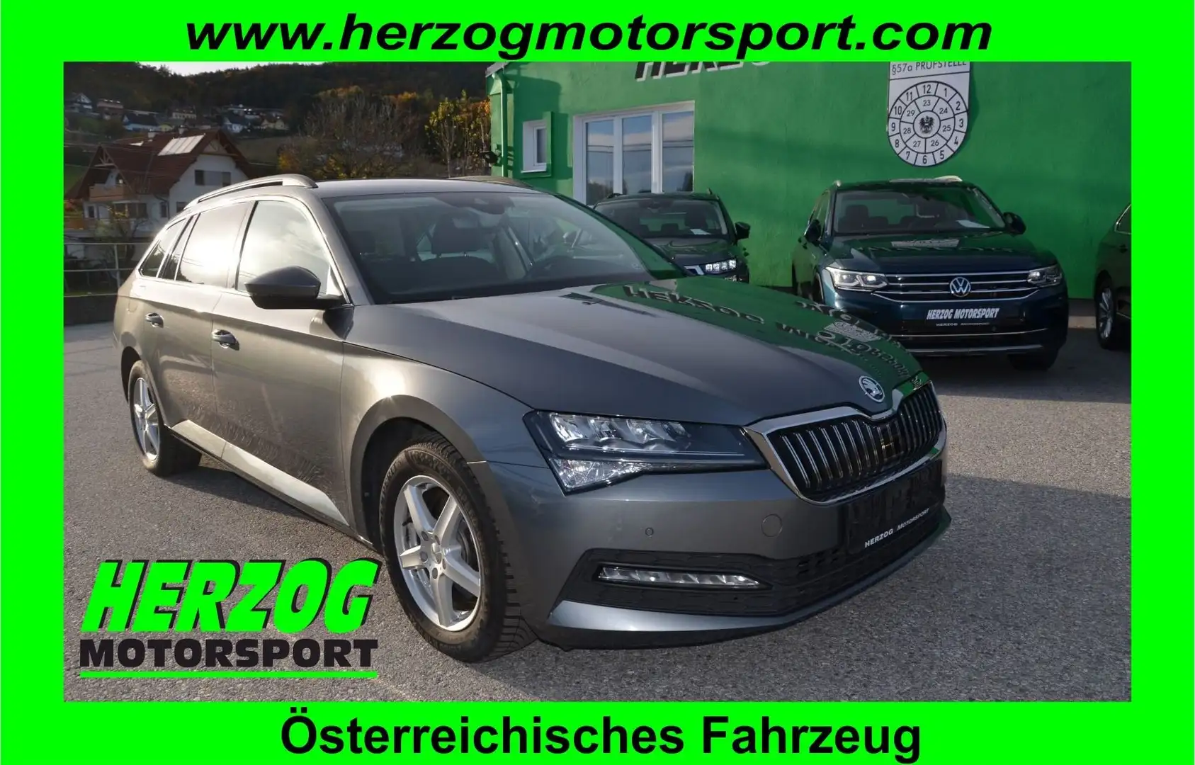 Skoda Superb Superb Kombi 2,0 TDI DSG LED VIRTUAL AHV 1.Besitz Gris - 1