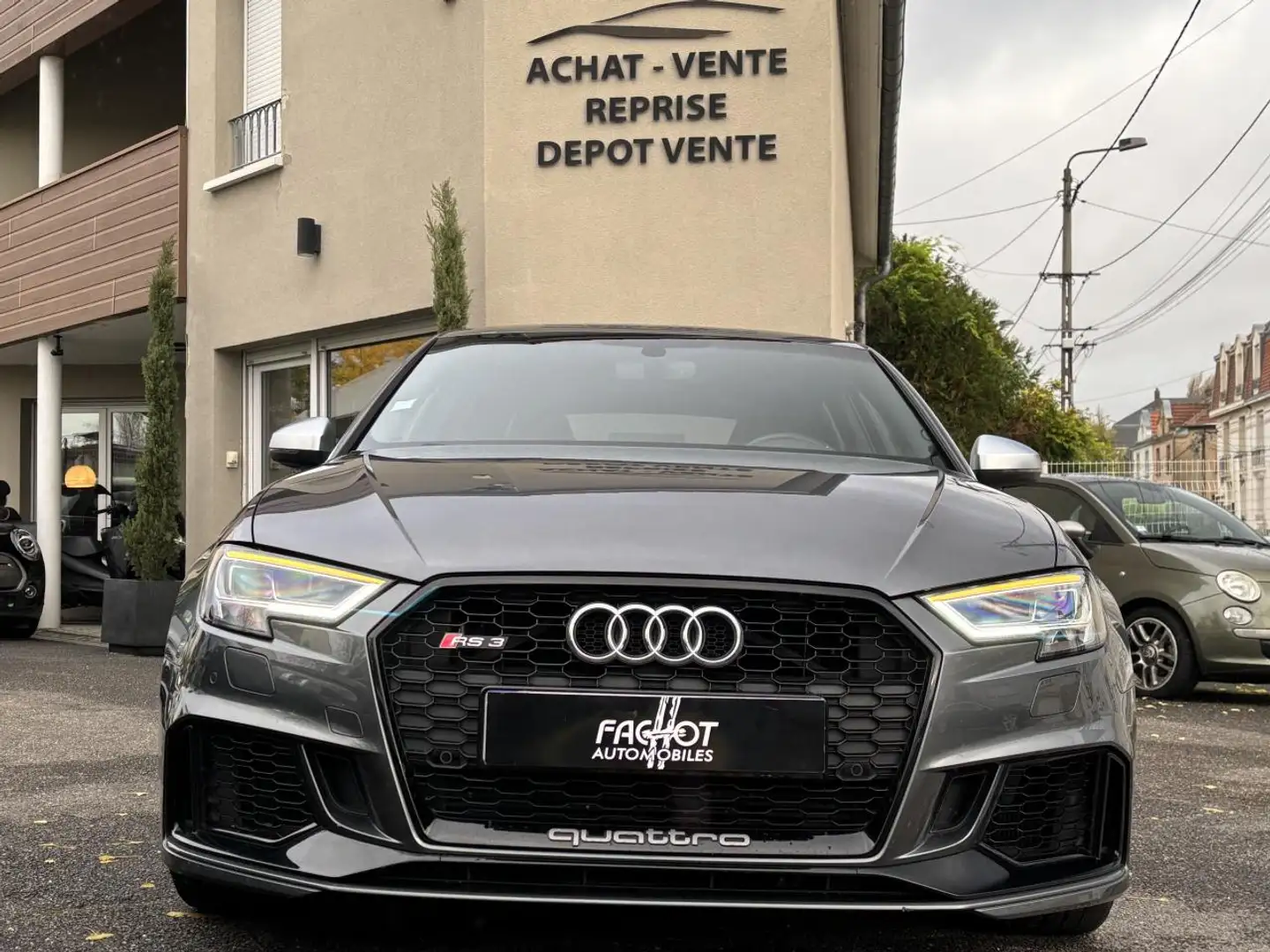 Audi RS3 RS3 SportBack 2 places Quattro 2.5 TFSI - 400 - BV S-tronic TVA RECUP Gris - 2