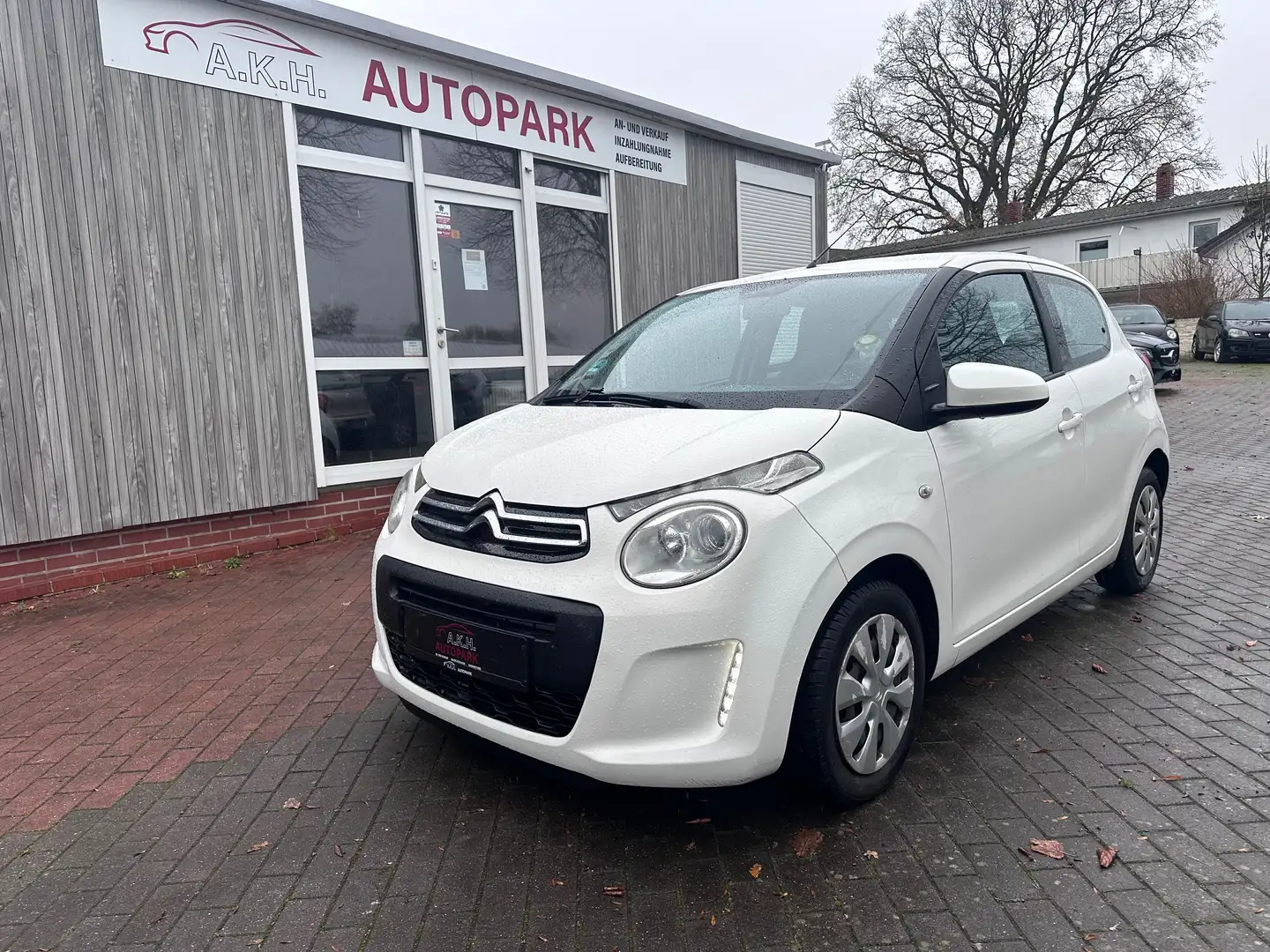 Citroen C1 Feel Klima*Tempomat*TÜV&Service Neu*Scheckheft Weiß - 1