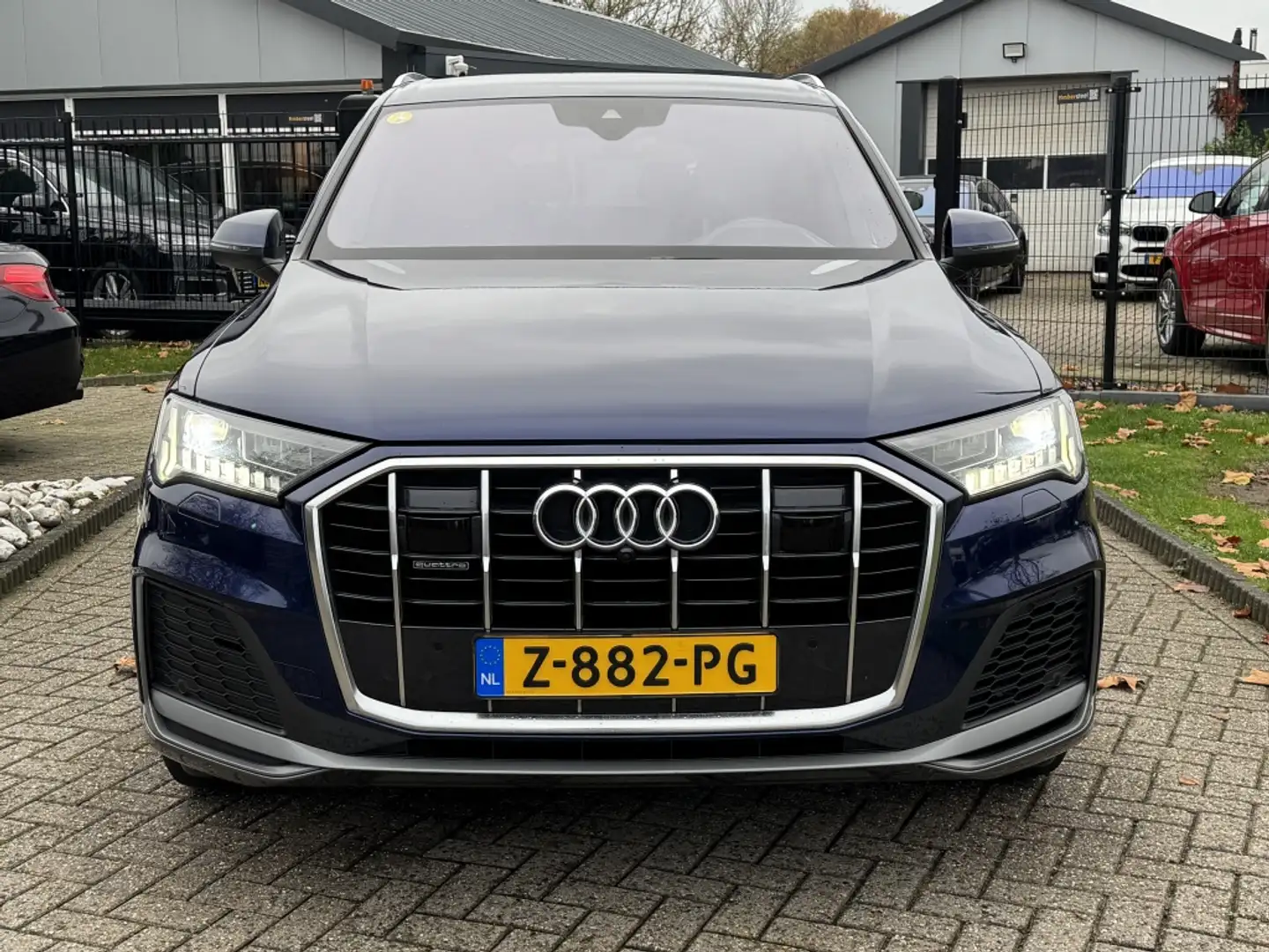 Audi Q7 50 TDI V6 S-Line 2020 Facelift 7-Persoons Luchtver Blauw - 2