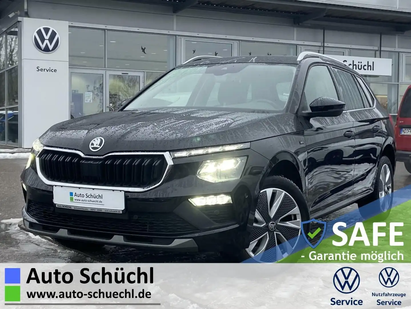 Skoda Kamiq 1.0 TSI DSG Selection AHK+SMART-LINK+ACC+L Schwarz - 1