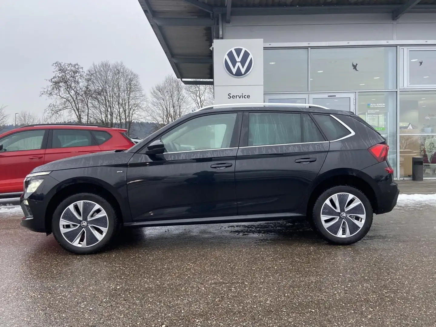 Skoda Kamiq 1.0 TSI DSG Selection AHK+SMART-LINK+ACC+L Schwarz - 2