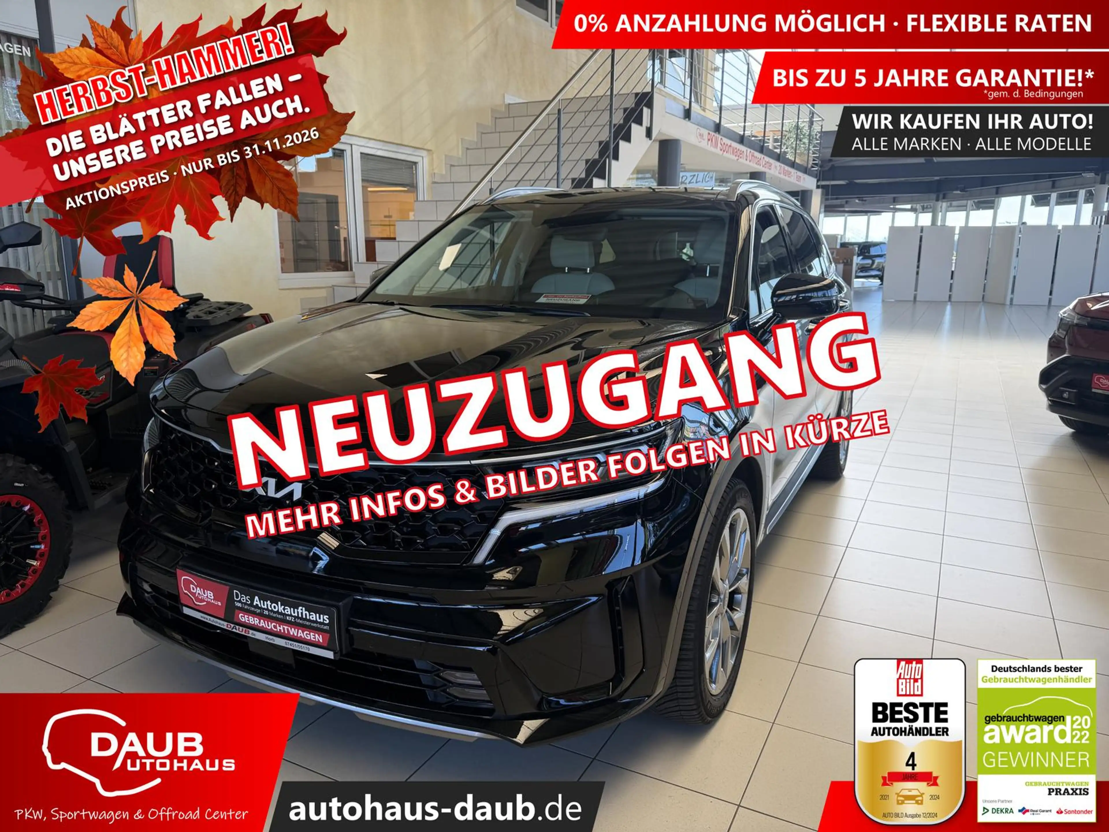 Kia Sorento 2.2 CRDi Platinum+AT+4x4+Pano+Leder+Navi