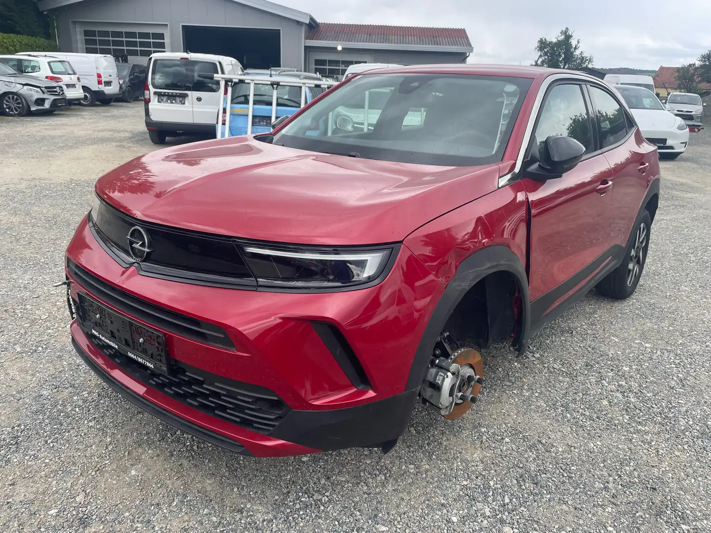 Opel Mokka Elegance 1.2 Benzin Unfallauto Rot - 1