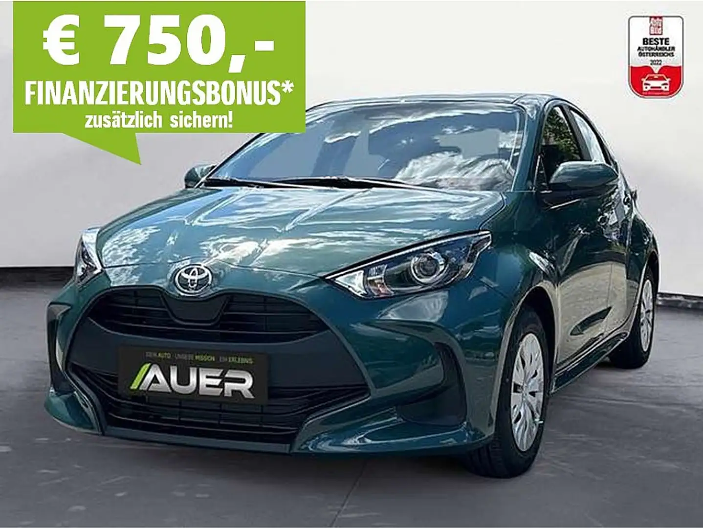 Toyota Yaris 1,5 Hybrid City CVT 116PS | Kamera | Klimaaut Grün - 1