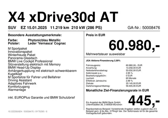 BMW X4 view 2