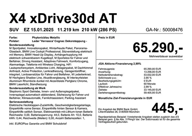 BMW X4 view 3