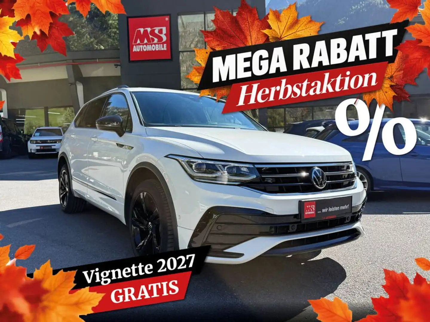 Volkswagen Tiguan R-Line 4Motion *AHK*HARMANNK*DSG*ALLSPACE* Weiß - 1