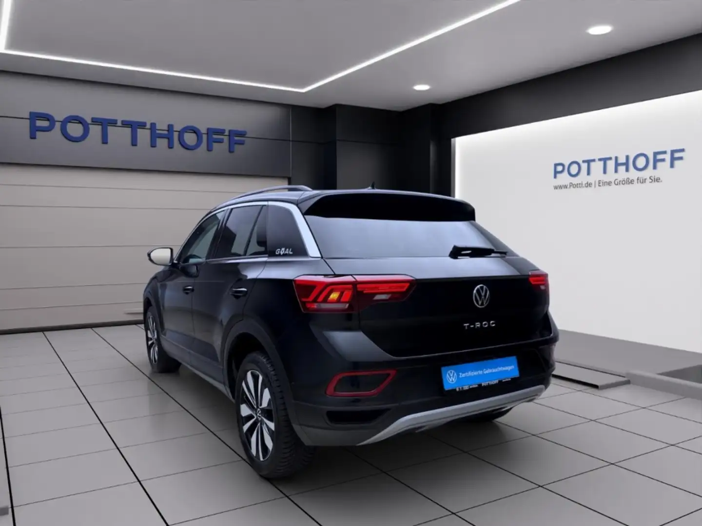 Volkswagen T-Roc 1.0 TSI GOAL NAVI PDC SITZHZG KLIMA Schwarz - 2