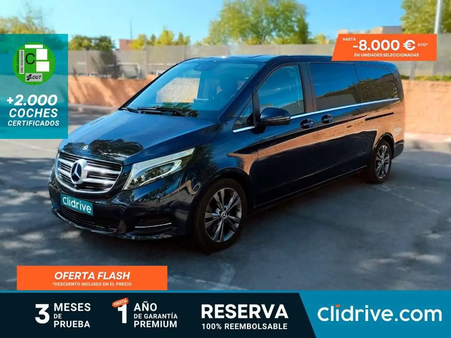 Mercedes-Benz V 250 250d Extralargo Avantgarde 7GT Negro - 1