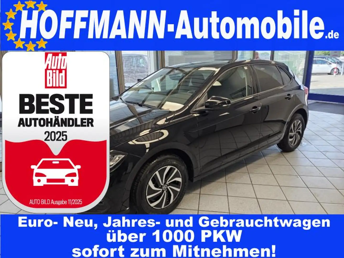 Volkswagen Polo Life Kamera,Klima,App-Connect,Alu,Sitzhzg. Černá - 1
