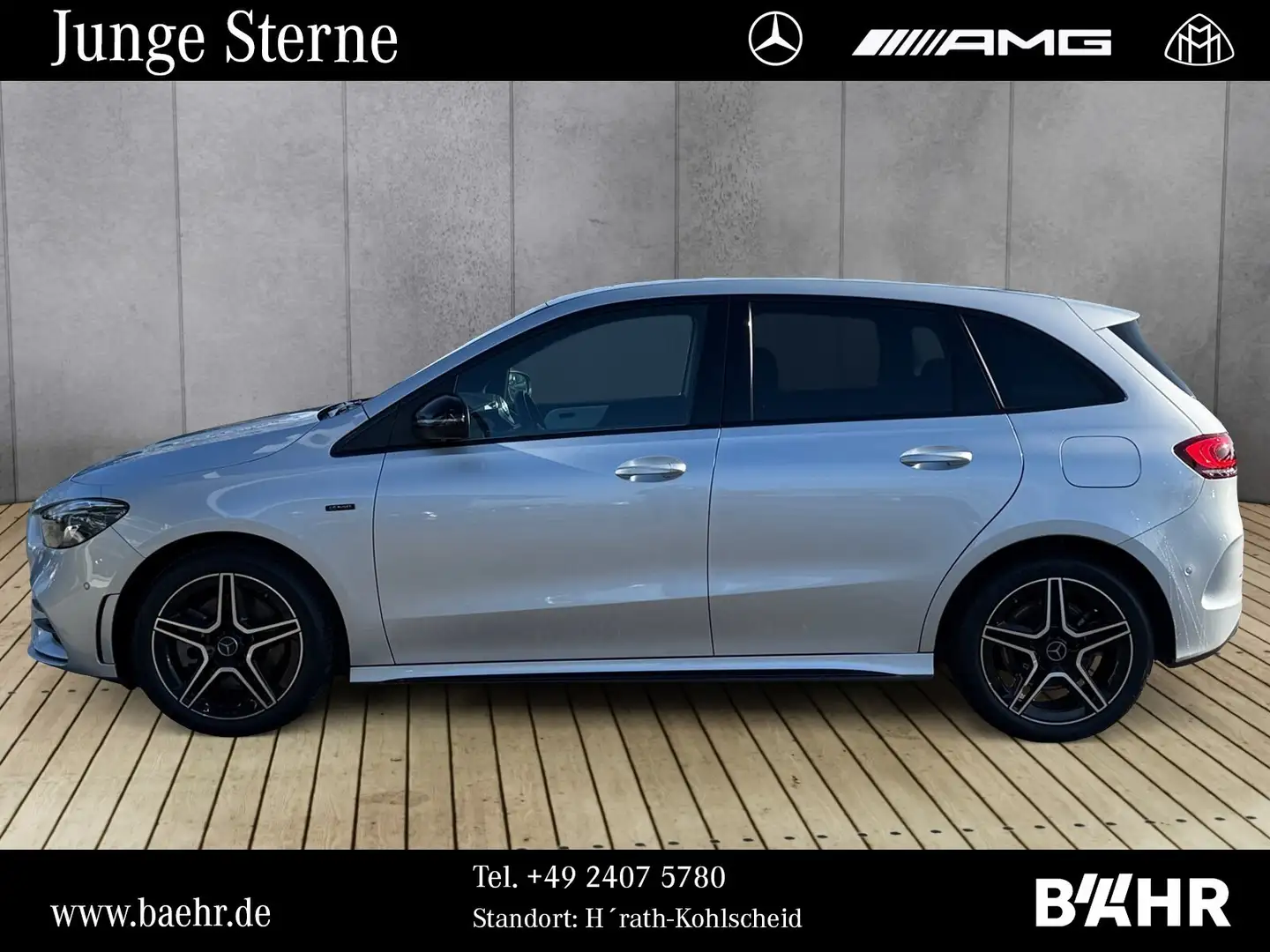 Mercedes-Benz B 250 B 250 e AMG+Night/MBUX/LED/Parktr.+RFK/SHZ/LMR18 Plateado - 2