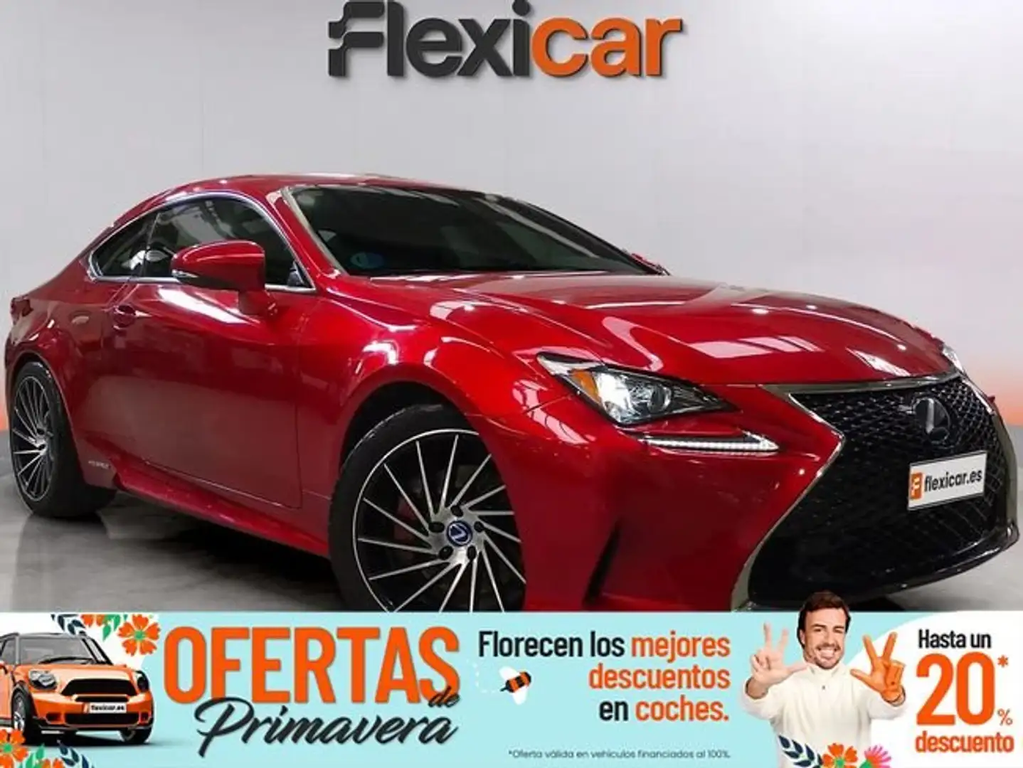 Lexus RC 300h Luxury Burdeos - 1