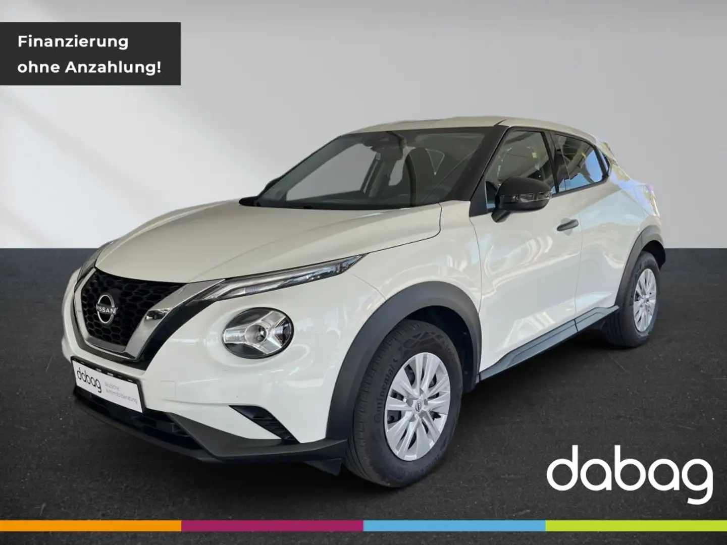 Nissan Juke 1.0 DIG-T Visia Weiß - 1