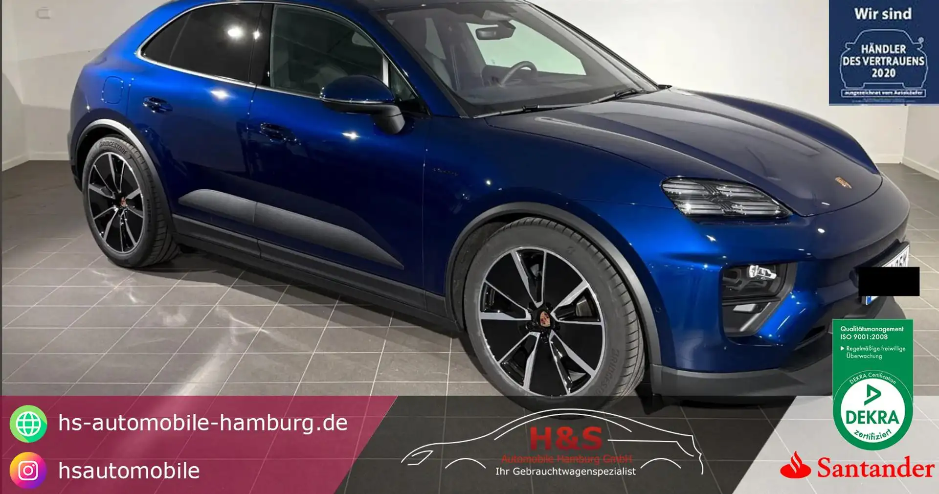 Porsche Macan Electric 4 Blau - 1