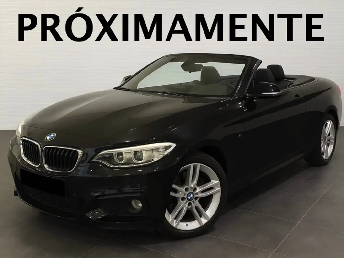 BMW 220 220dA Cabrio Negro - 1