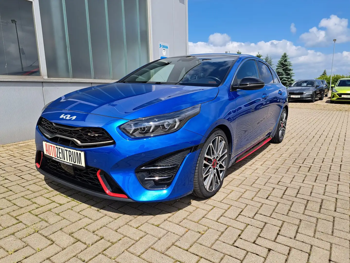 Kia ProCeed / pro_cee'd ProCeed GT PANORAMADACH LED NAVI KAMERA MEMORY Blau - 1
