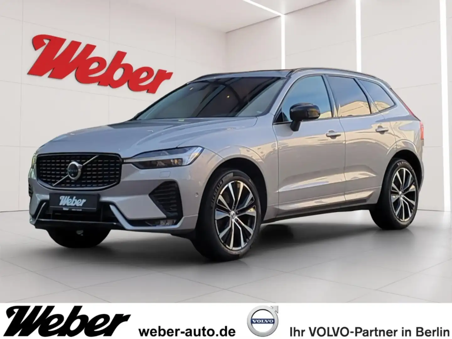 Volvo XC60 B4 AWD Plus Dark *ACC*BLIS*Pano*SH*HK*360* Silber - 1