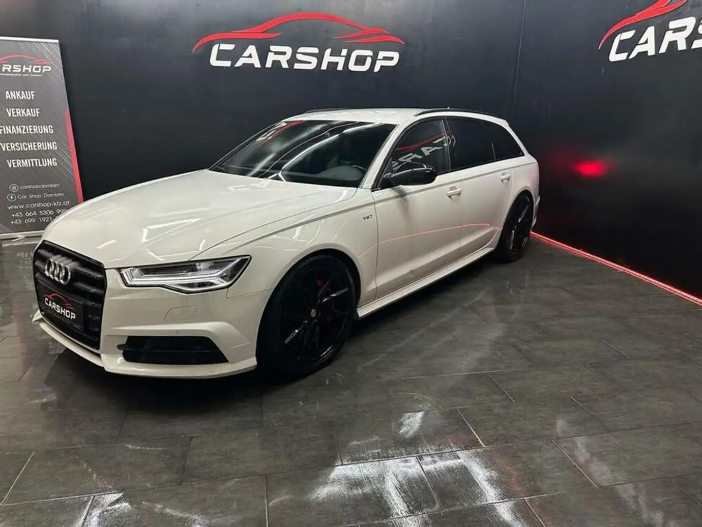 Audi A6 3.0 TDI competition quattro Weiß - 2