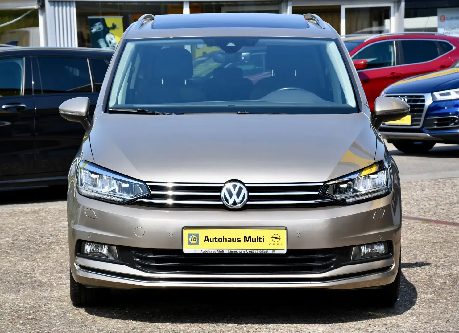 Volkswagen Touran Sound AHK Navi ACC Kamera LED Pano ParkAs Beige - 2