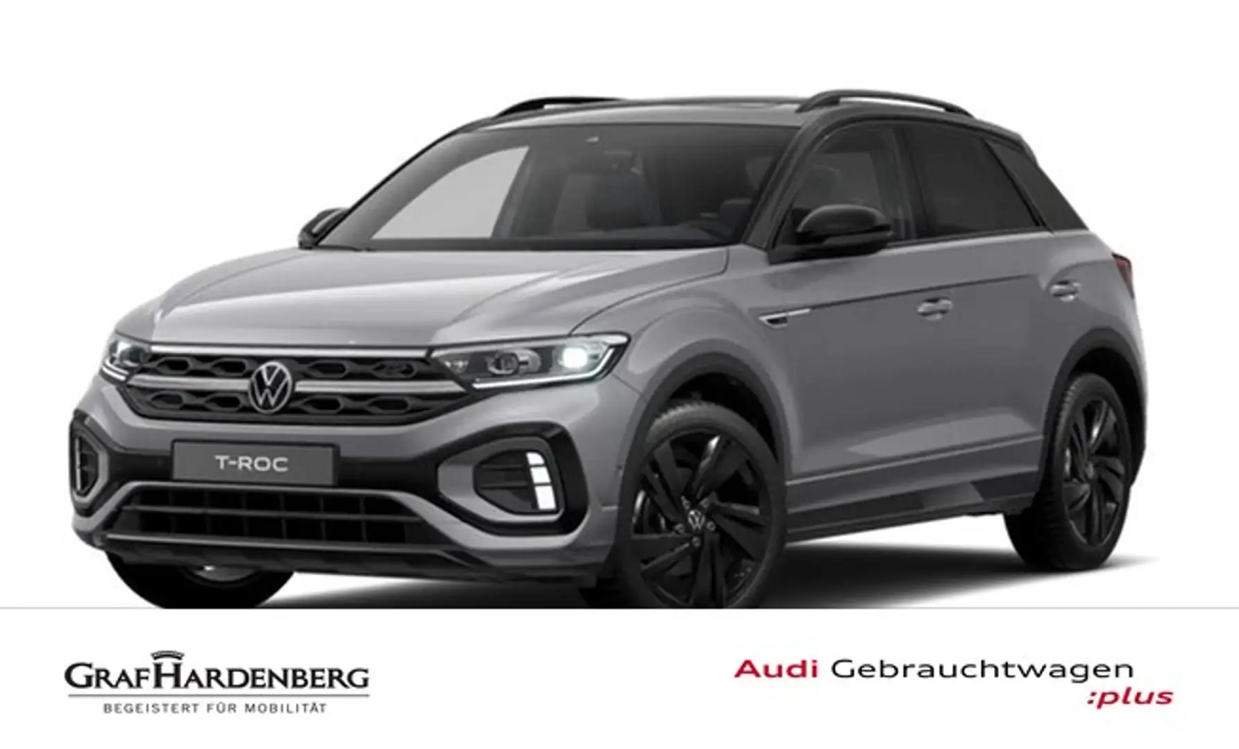 Volkswagen T-Roc 1.5 TSI OPF DSG R-Line AHK Pano BeatsAudio Grau - 1