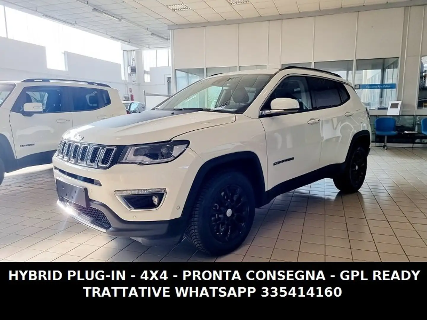 Jeep Compass 1.3 turbo t4 phev Black Edition Limited 4xe at6 White - 1