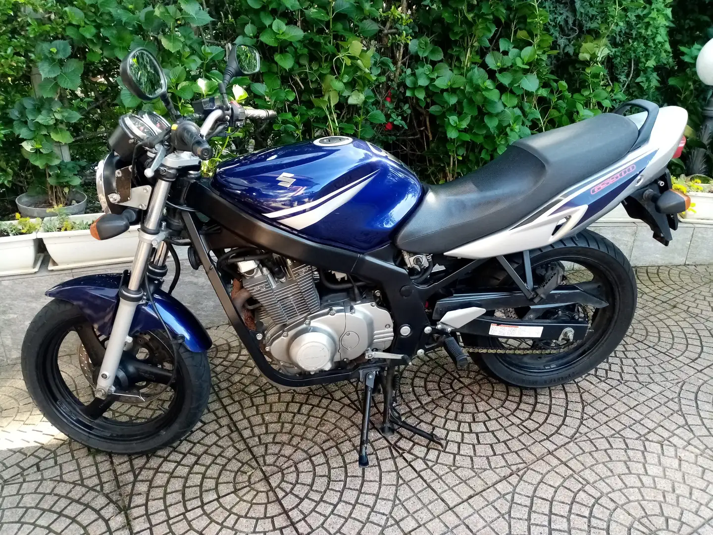 Suzuki GS 500 Azul - 1