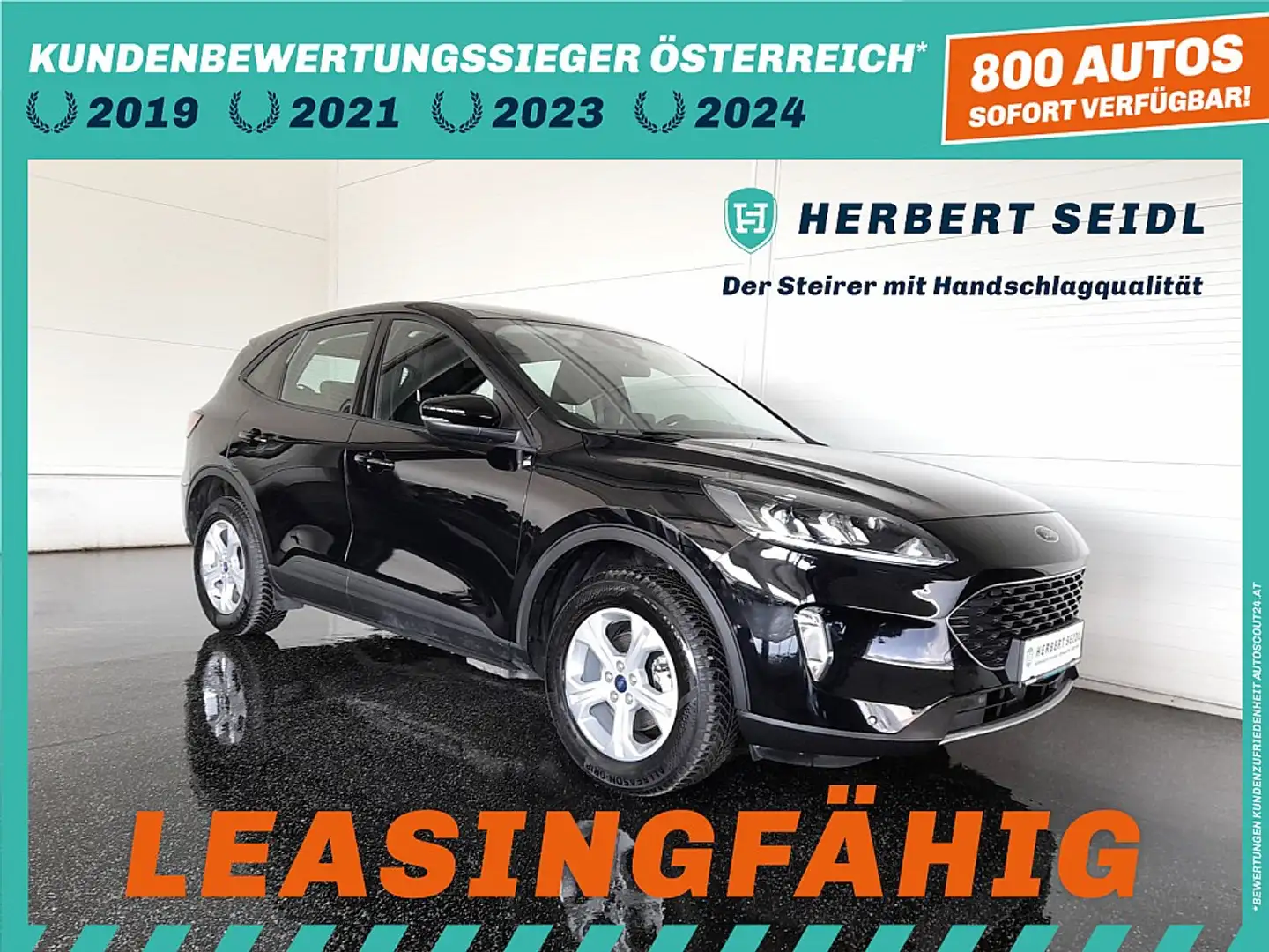 Ford Kuga C&C 2,5 DURATEC PHEV Aut. *LED / NAVI / TEMPOMA... Schwarz - 1