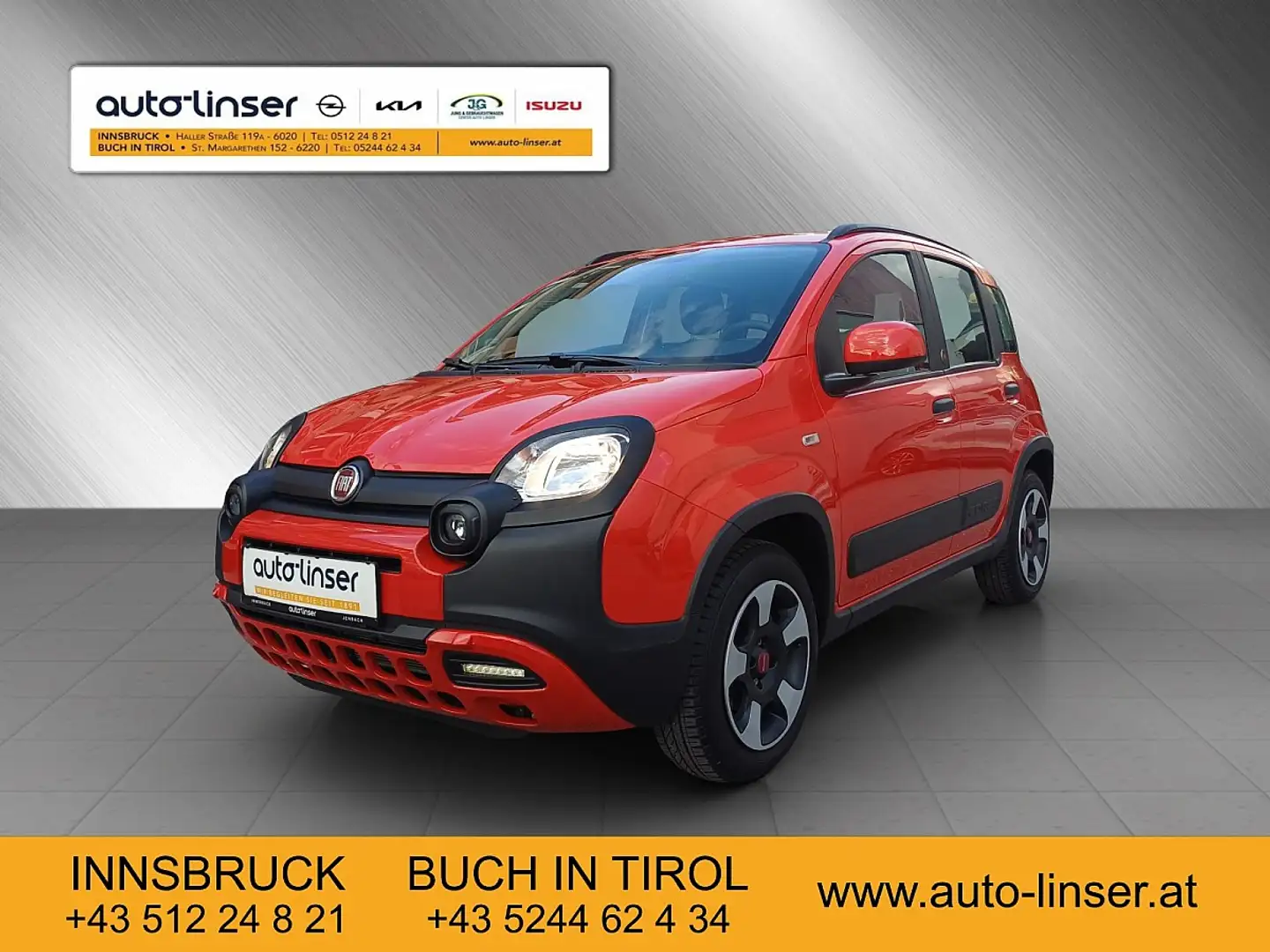 Fiat Panda 4x2 FireFly Hybrid 70 (Red) Rosso - 1