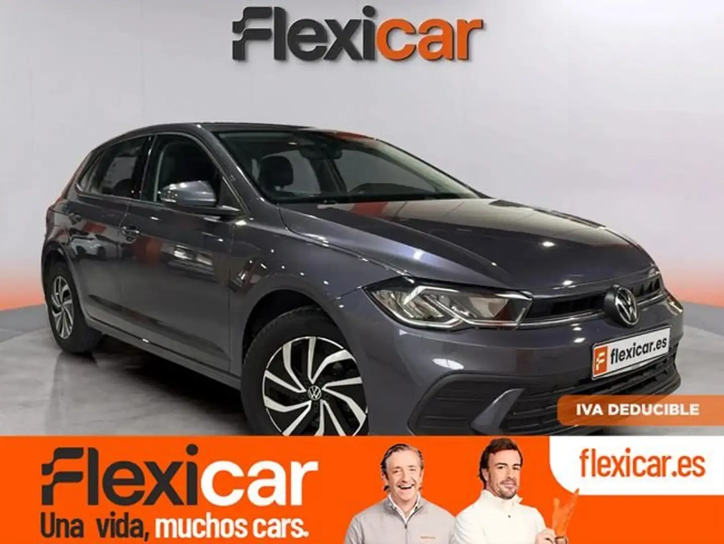 Volkswagen Polo 1.0 TSI R-Line DSG 70kW Gris - 1