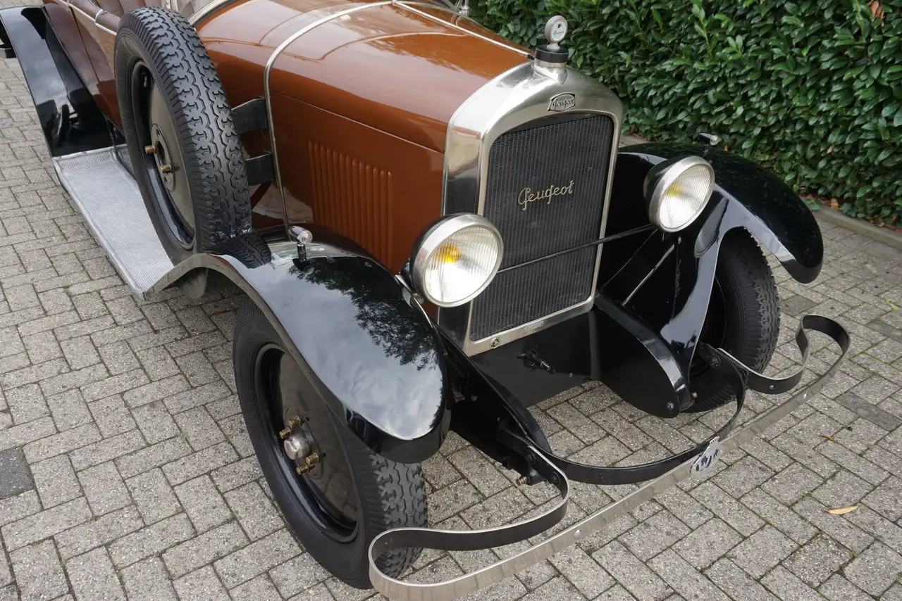 Peugeot 177 B Torpedo, 103 Jahre, viersitziges Cabrio, Oldtimer, foto 12