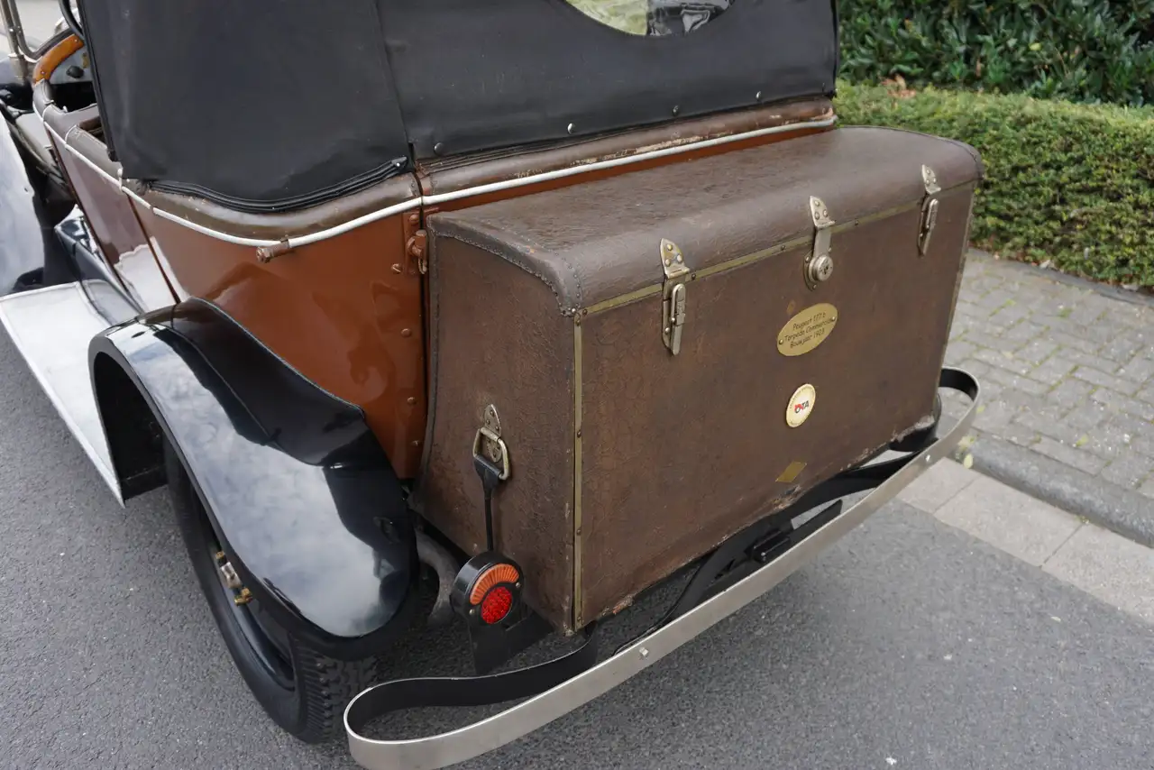 Peugeot 177 B Torpedo, 103 Jahre, viersitziges Cabrio, Oldtimer, foto 7