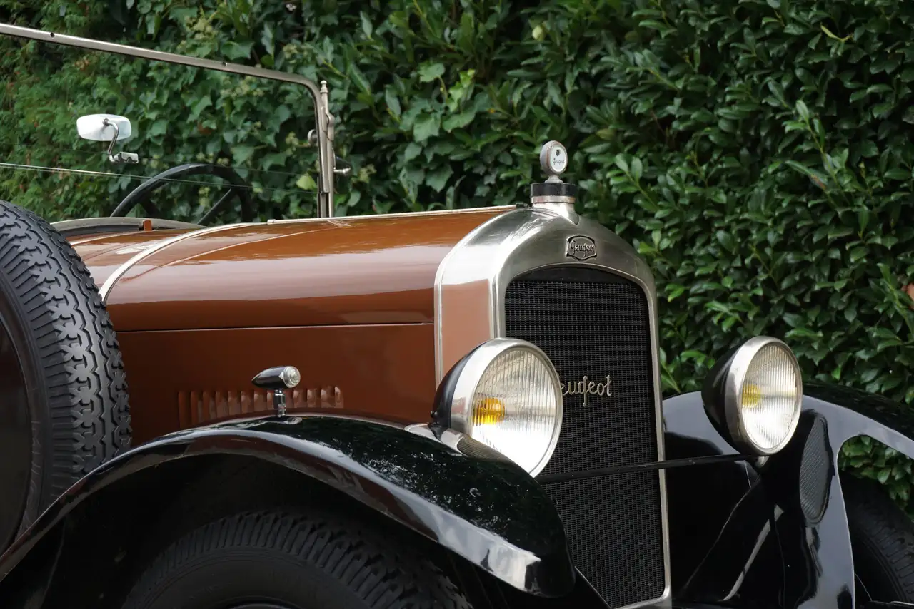 Peugeot 177 B Torpedo, 103 Jahre, viersitziges Cabrio, Oldtimer, foto 4