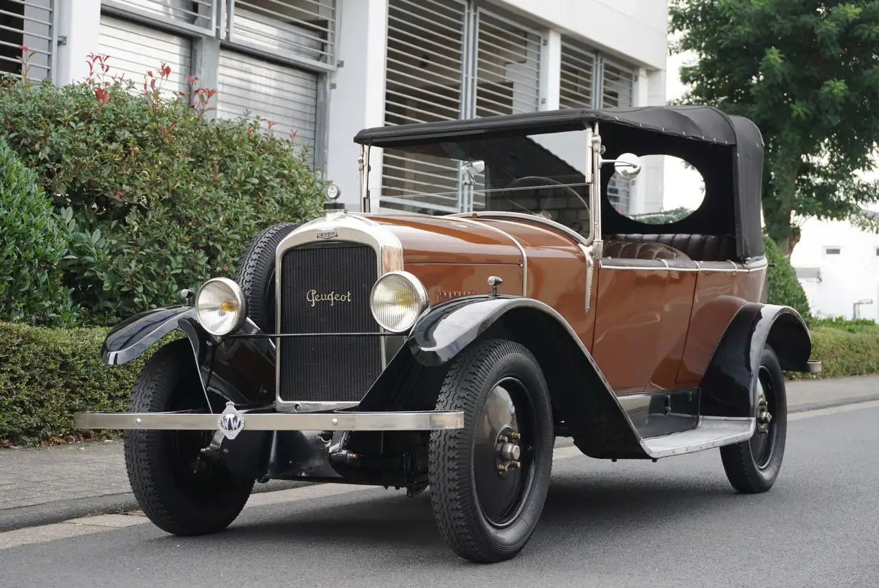 Peugeot 177 B Torpedo, 103 Jahre, viersitziges Cabrio, Oldtimer, foto 3