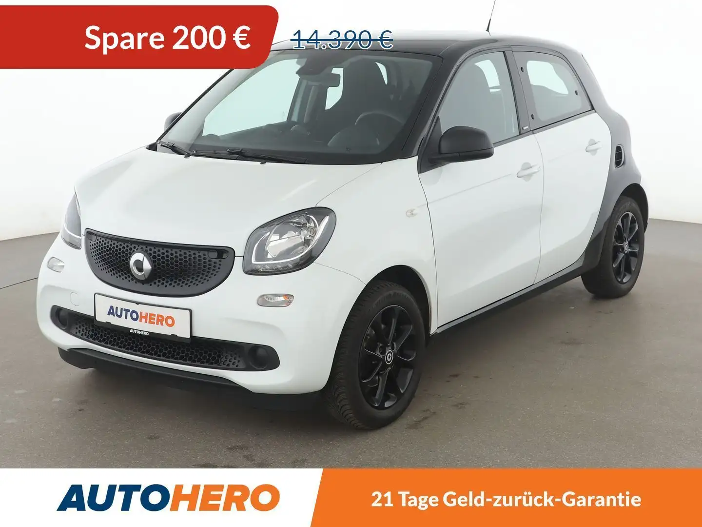 smart forFour 0.9 Turbo Basis passion Aut.*TEMPO*PDC*SHZ* Weiß - 1