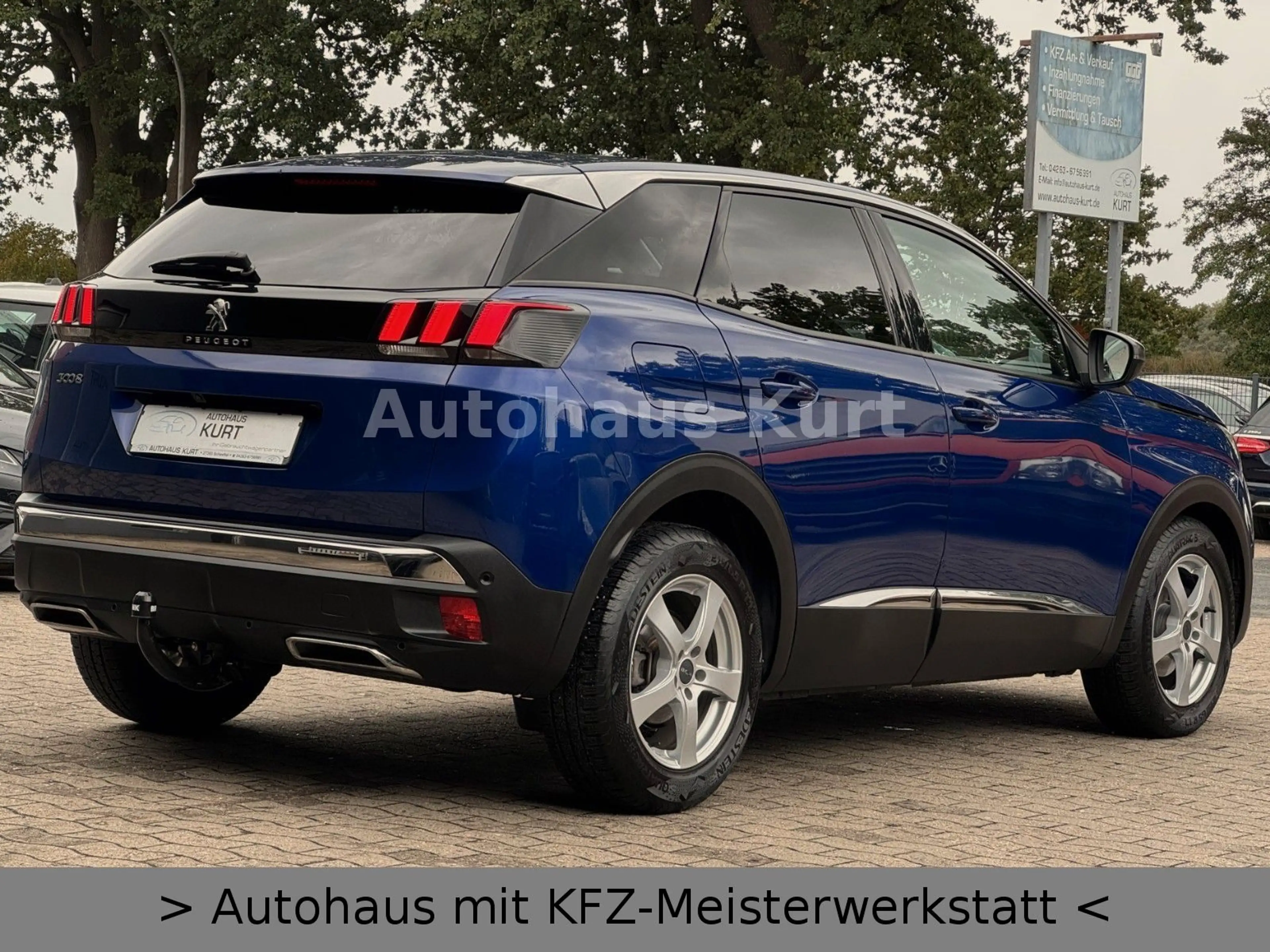 Peugeot 3008 Allure|KAMERA|NAVI|SPUR|AHK|TOTENW|T-LEDER| — photo 9
