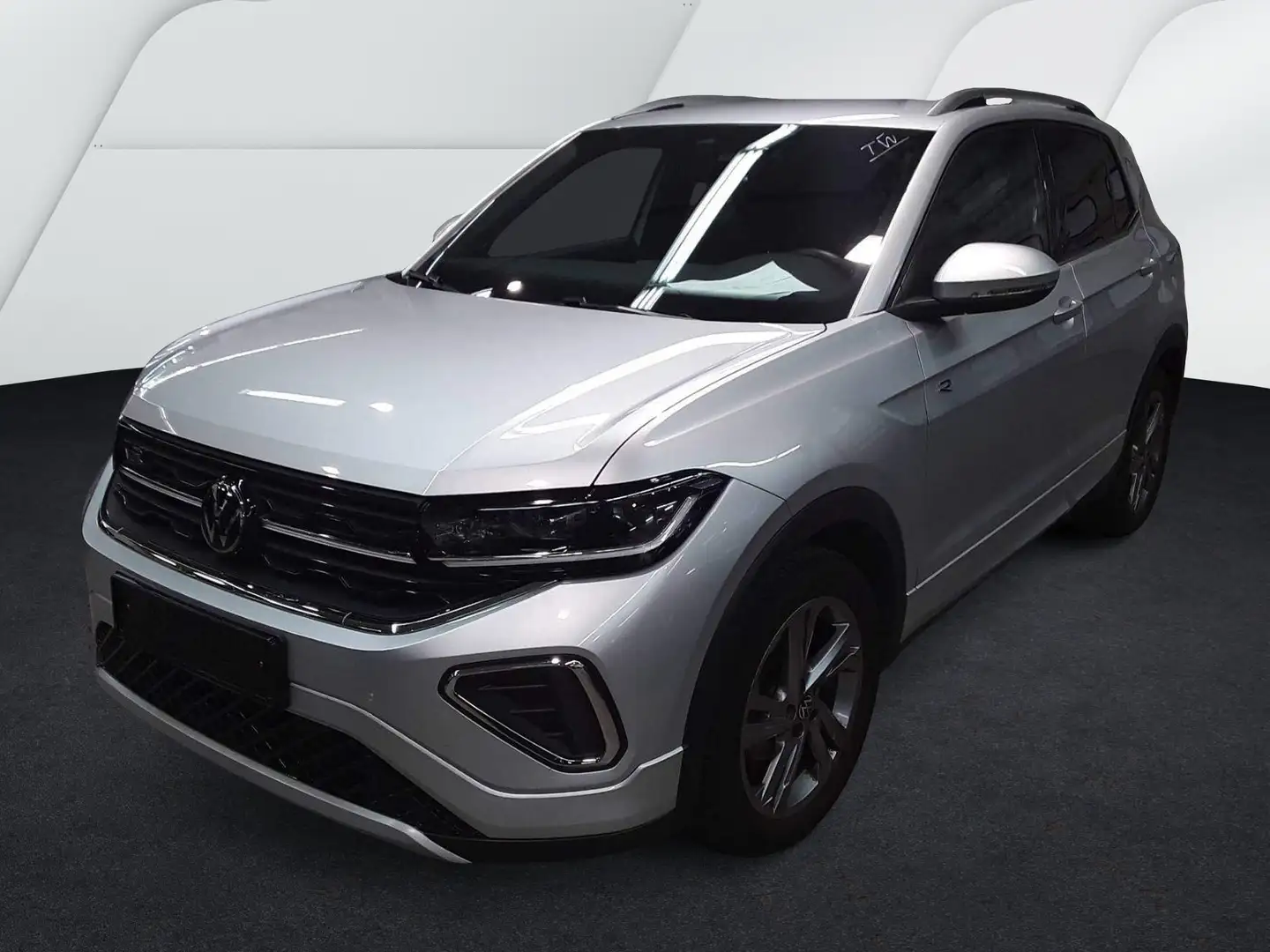 Volkswagen T-Cross R-Line TSi DSG CarPlay+Matrix+ACC+AHK Silber - 2