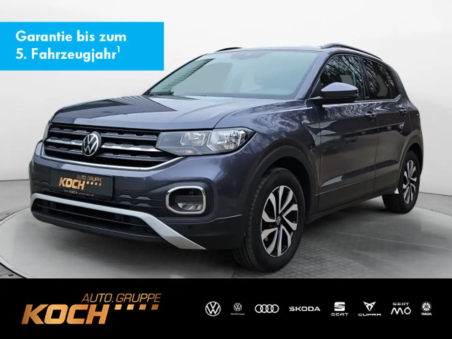Volkswagen T-Cross Active 1.0TSI DSG Navi AHK Grau - 1