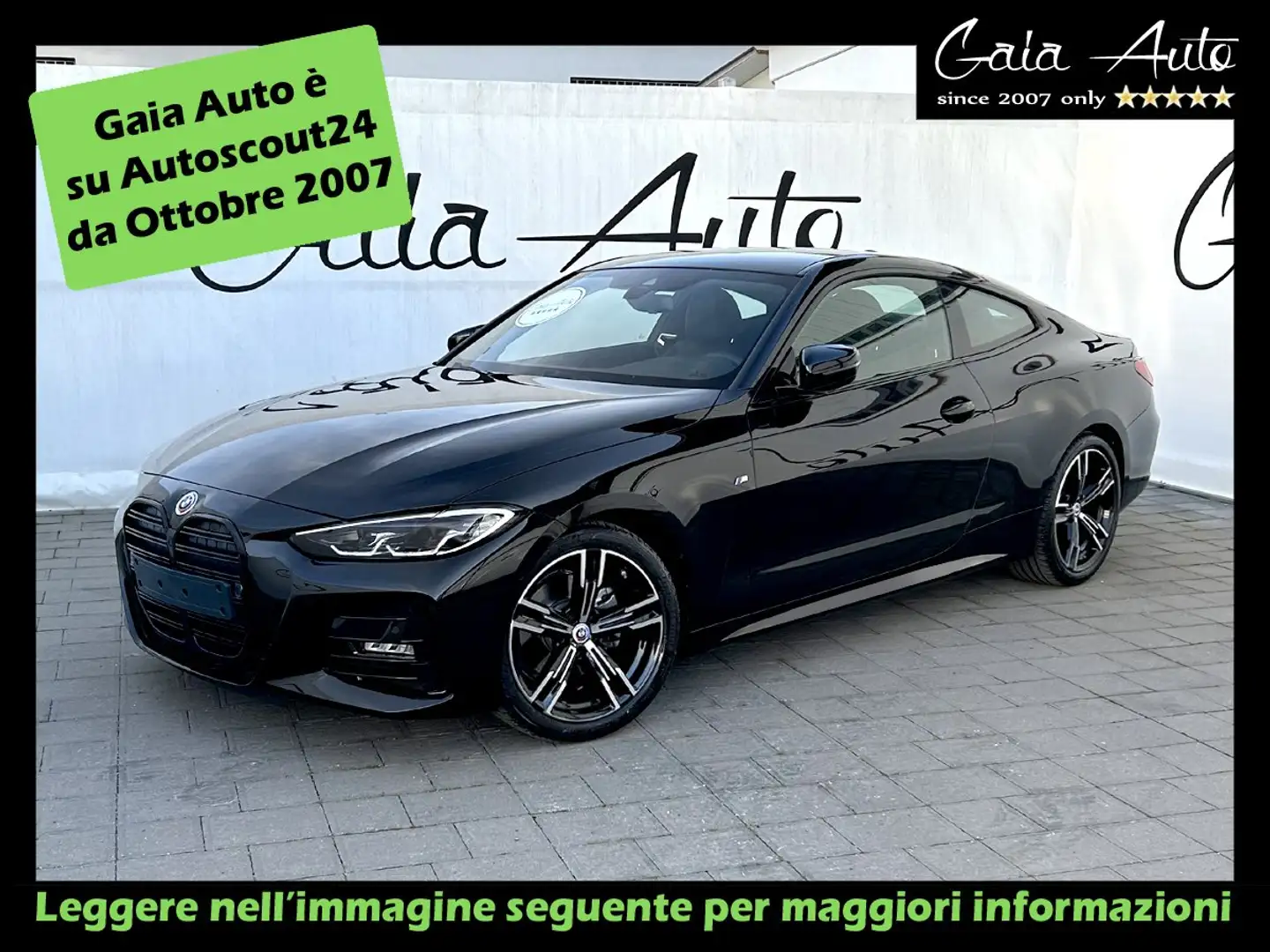 BMW 420 Serie 4 Coupé (G22) 48V Coupé Msport Nero - 1