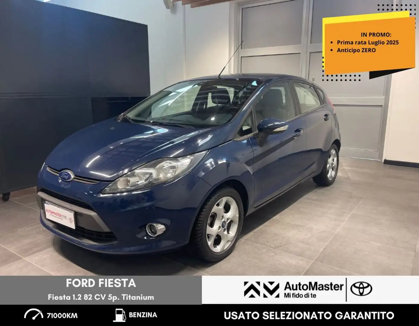 Ford Fiesta Fiesta 1.2 82 CV 5p. Titanium Azul - 1