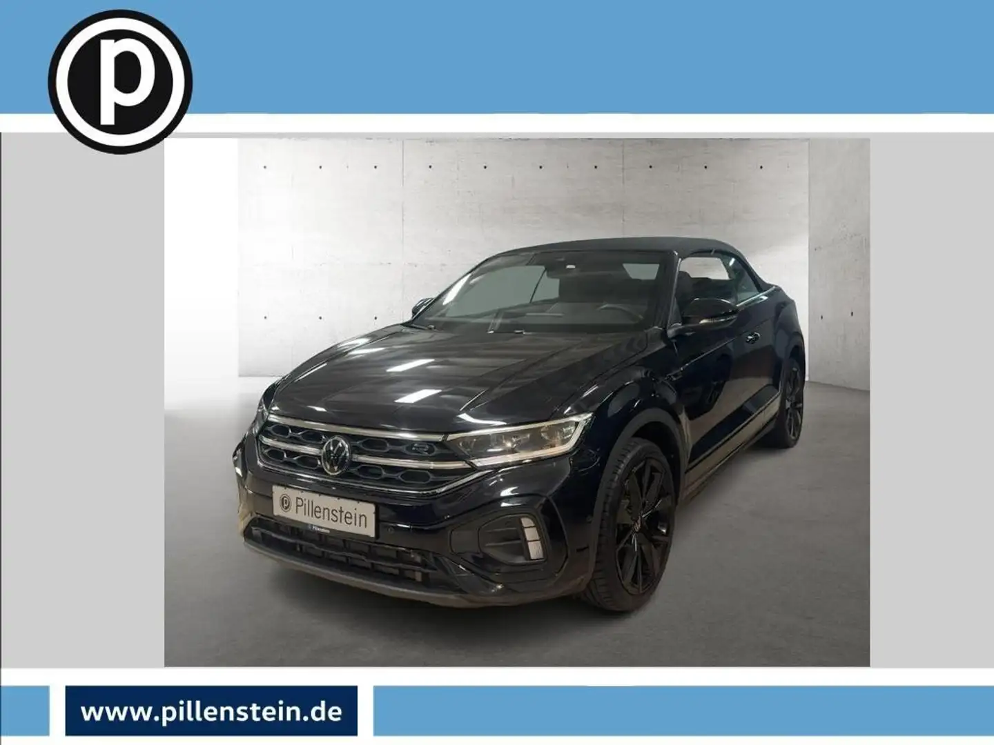 Volkswagen T-Roc Cabriolet R-LINE 1.5 TSI DSG KAMERA MATRIX NAVI SH Schwarz - 1