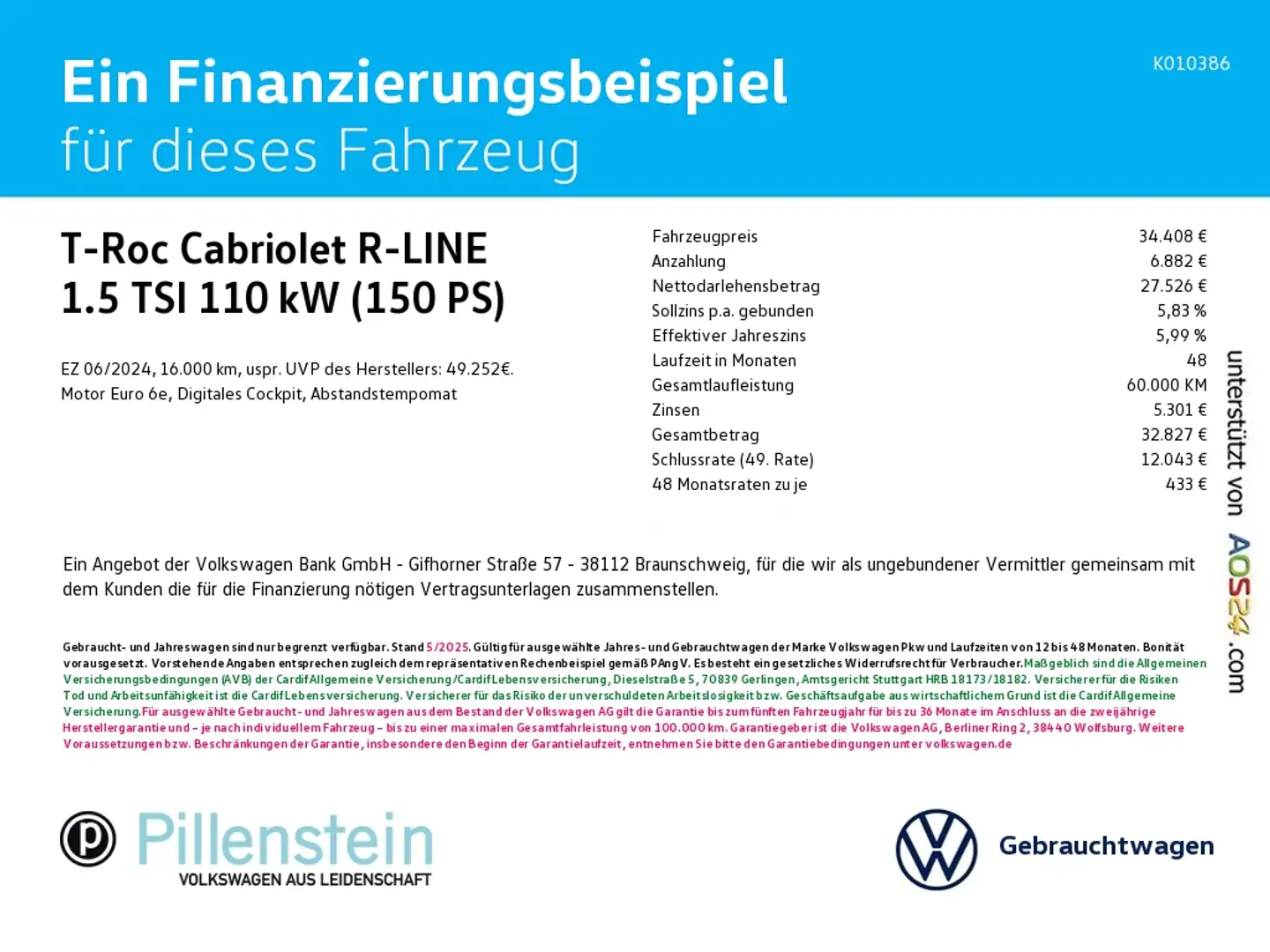 Volkswagen T-Roc Cabriolet R-LINE 1.5 TSI DSG KAMERA MATRIX NAVI SH Schwarz - 2