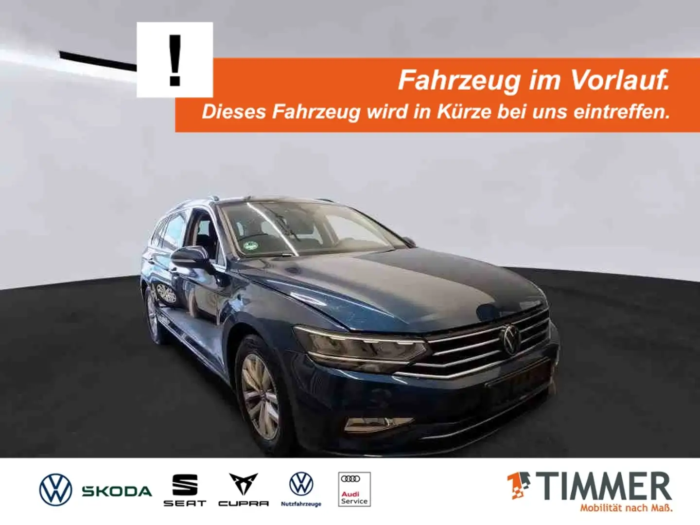 Volkswagen Passat Variant 2.0 TDI DSG BUSINESS +AHK +LED +ACC +RKAM +NAVI + Blau - 1