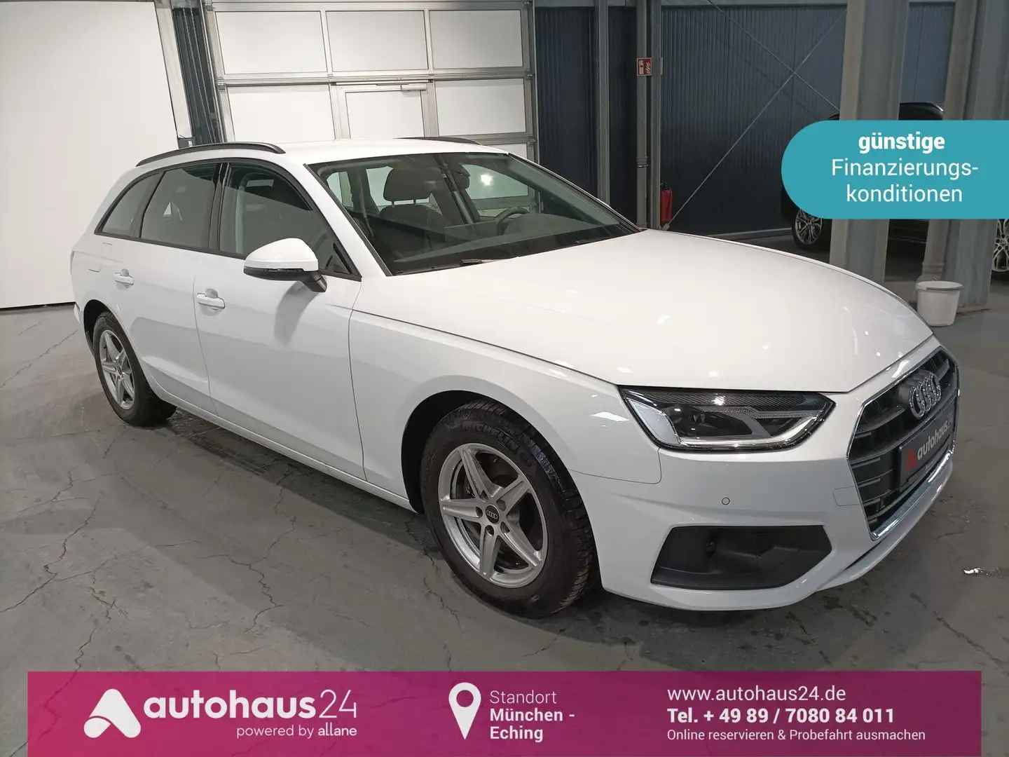 Audi A4 30 2.0 TDI Avant LED|ParkPilot|Sitzheiz.|App Weiß - 1