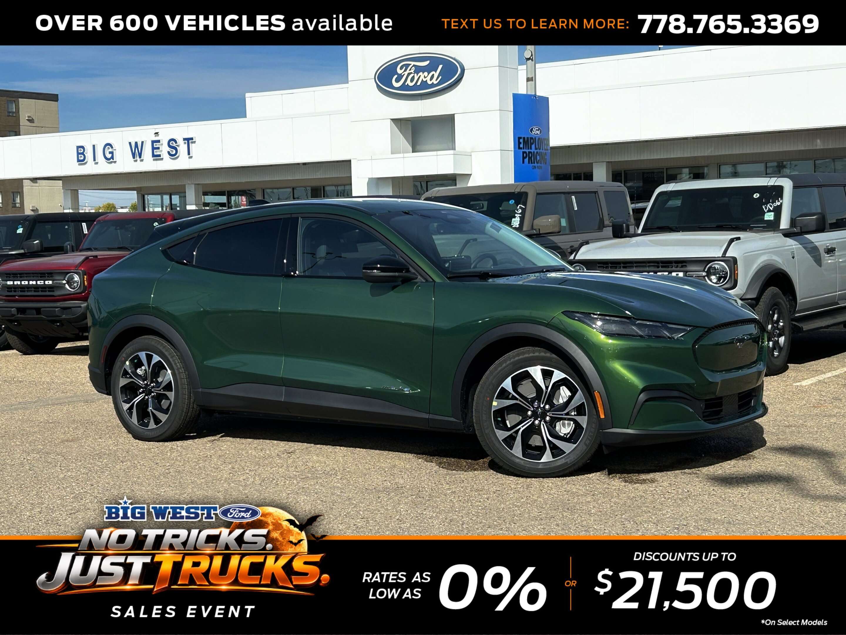 Green 2026 Ford Mustang Mach-E SUV / Crossover All-Wheel Drive Automatic