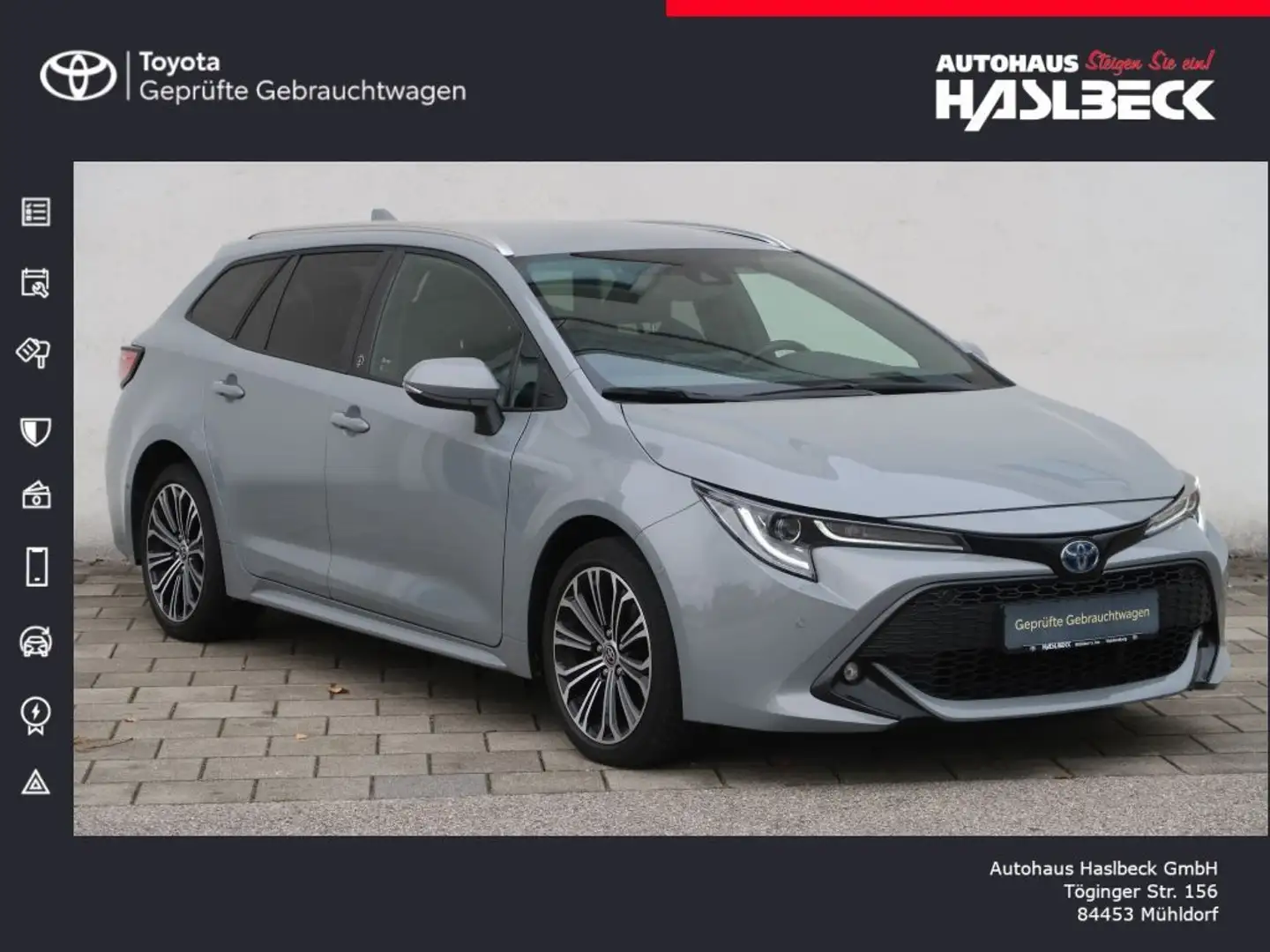 Toyota Corolla 2.0 Hybrid Touring Sports Team Deutschland Grigio - 1