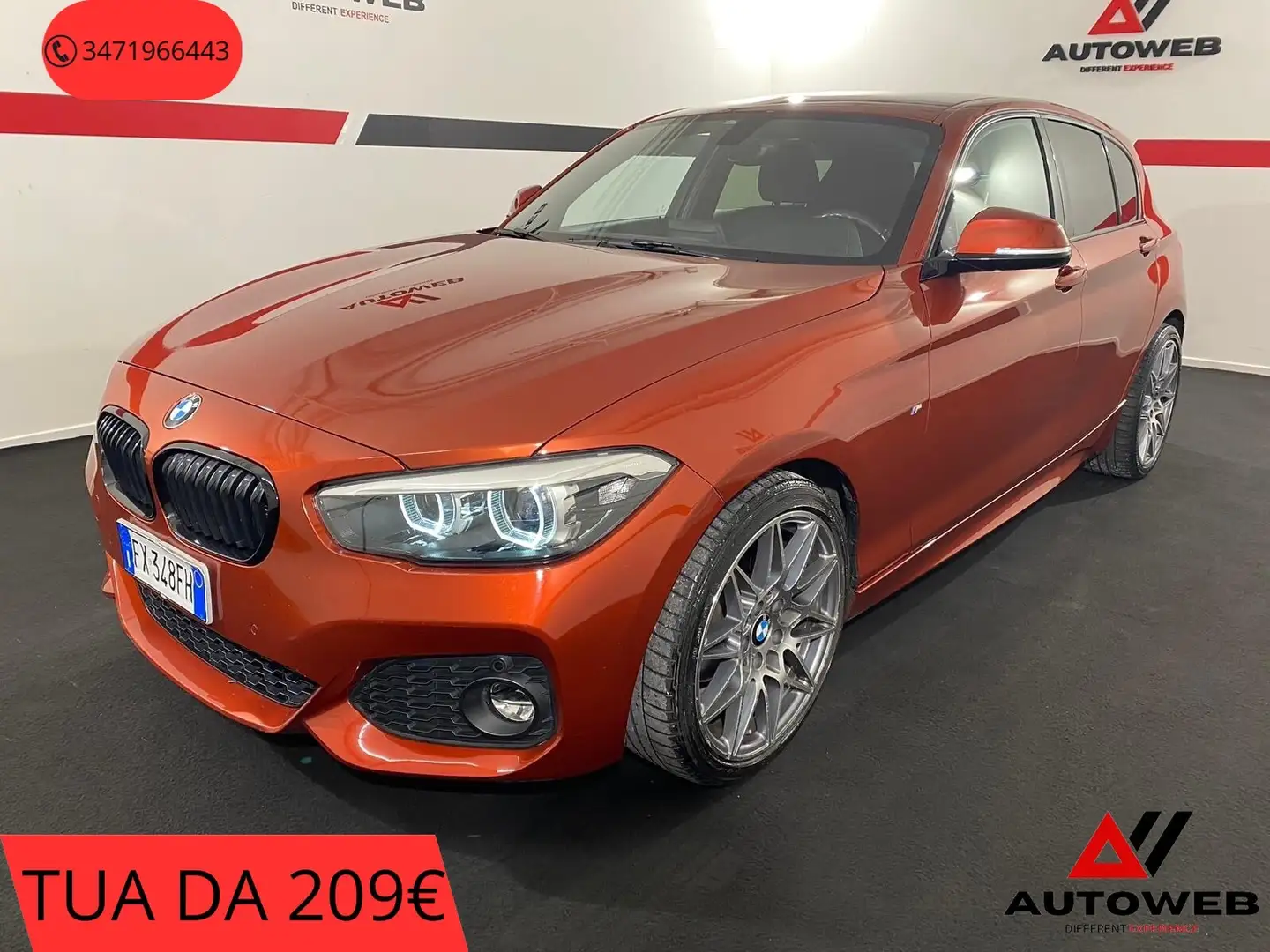 BMW 118 118i 5p. Msport Orange - 1