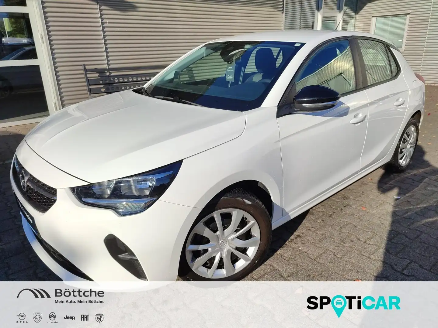 Opel Corsa F Klima,Tempomat,ZV,Allwetter Weiß - 1