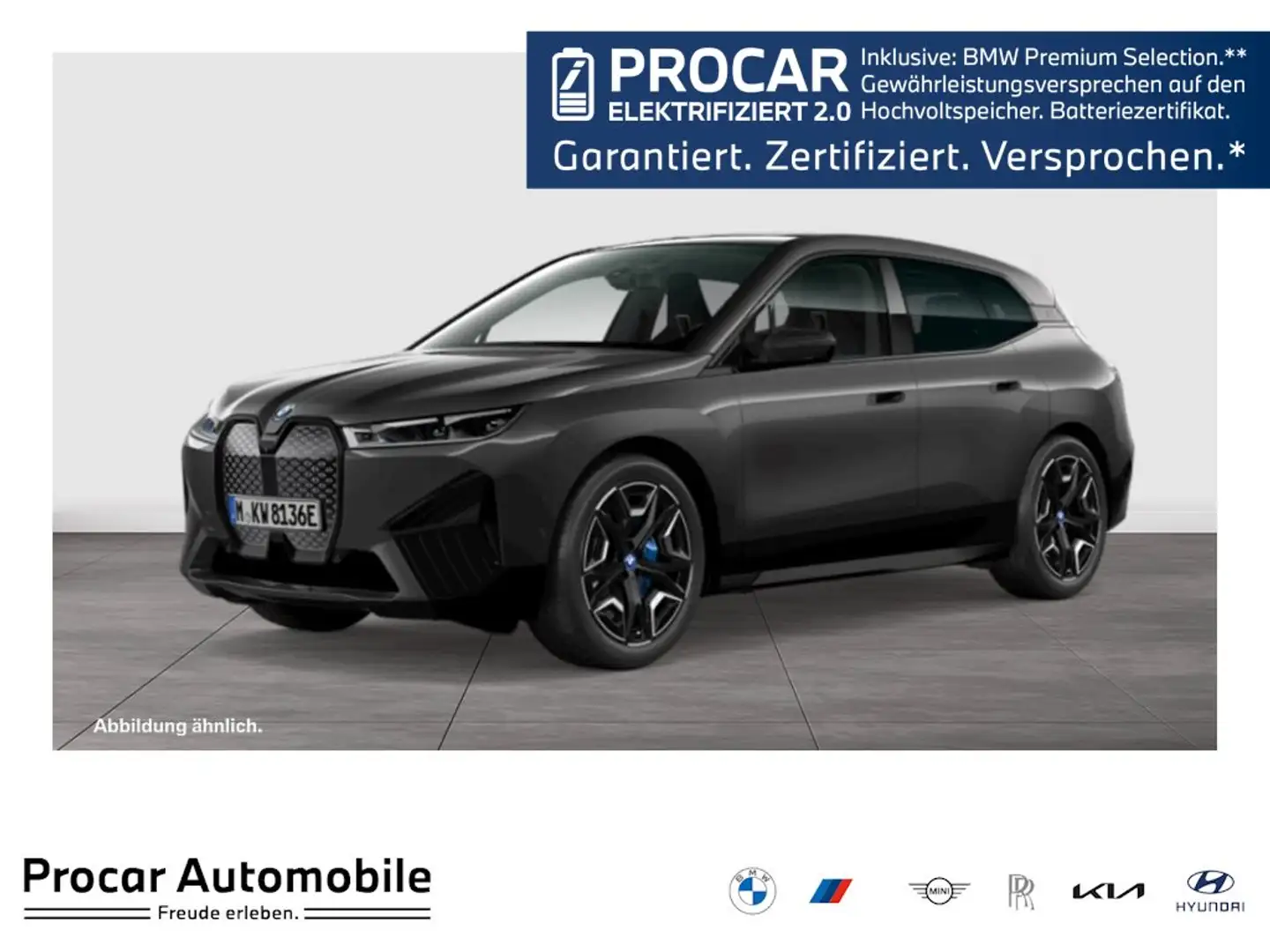 BMW iX xDrive40 M Sport HUD PANO ACC AHK RFK NAVI Grau - 1