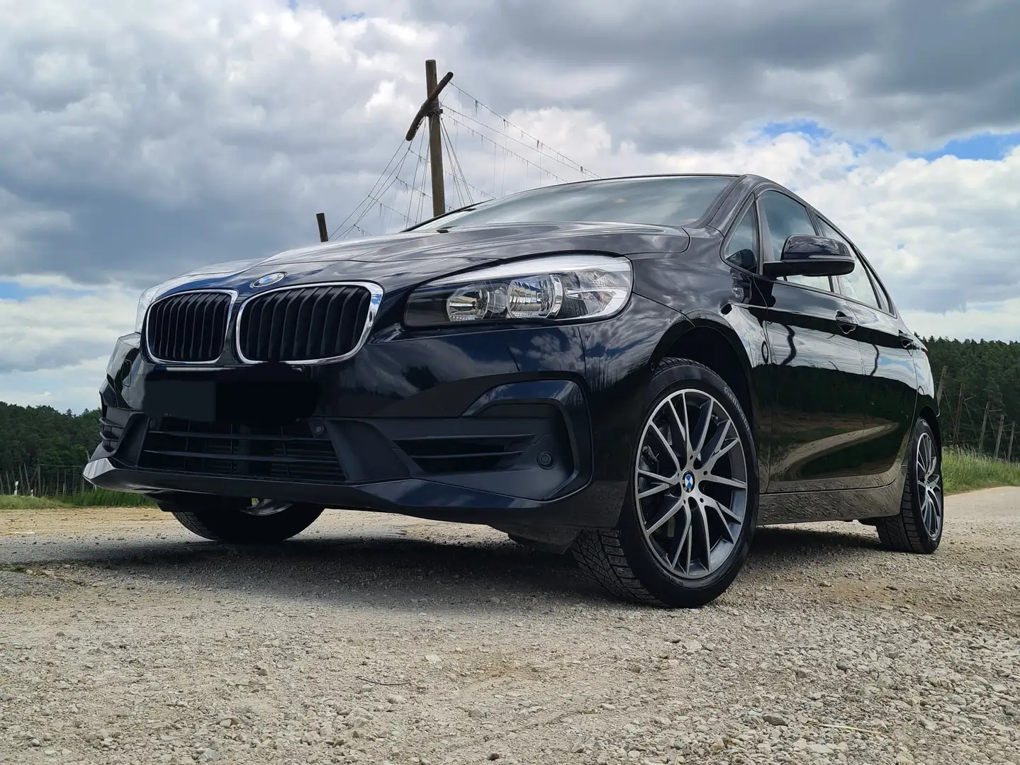 BMW 218 218i Active Tourer Advantage Noir - 1
